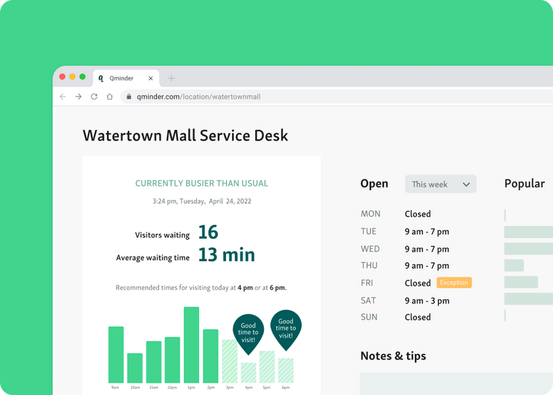 Visit planner