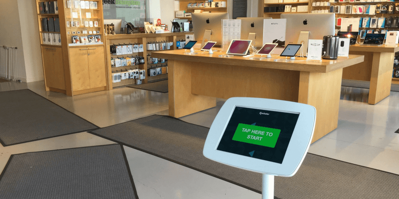 GeekHampton uses Qminder iPad check-in kiosk